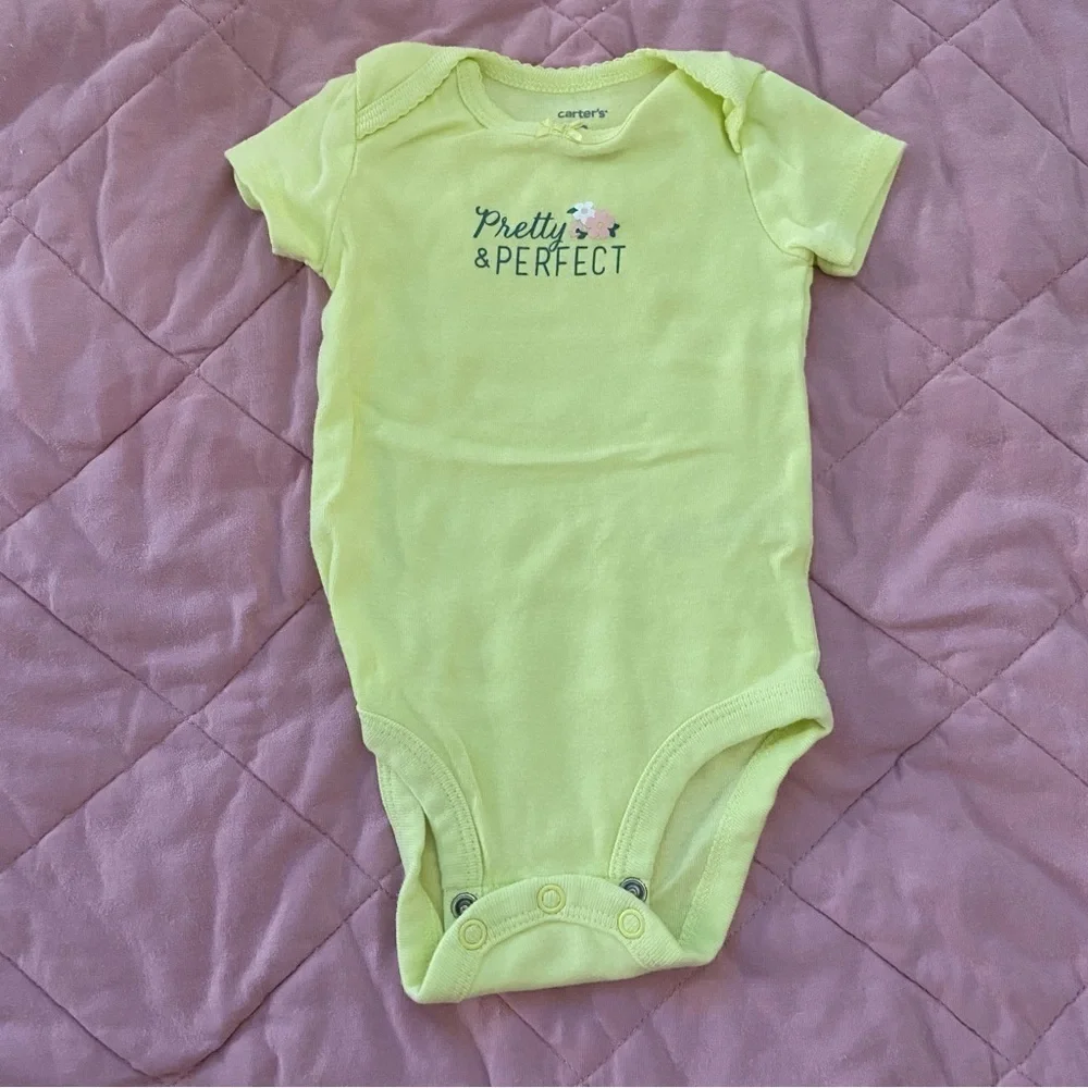 3 month carters girl onesie bundle
